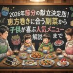 2026年節分の献立決定版！恵方巻きに合う副菜から子供が喜ぶ人気メニューまで解説