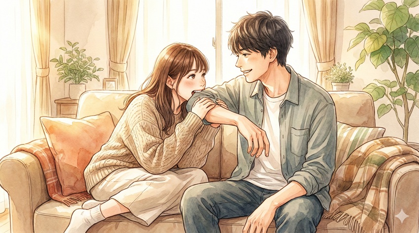 好きな人を噛みたい心理とは？愛情が溢れる理由