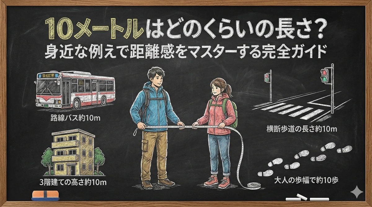 10メートルはどのくらいの長さ？身近な例えで距離感をマスターする完全ガイド