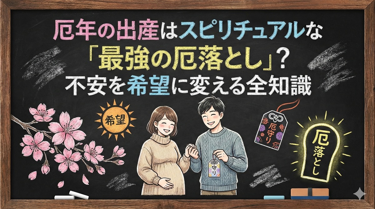 厄年の出産はスピリチュアルな「最強の厄落とし」？不安を希望に変える全知識