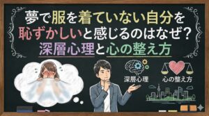 夢で服を着ていない自分を恥ずかしいと感じるのはなぜ？深層心理と心の整え方