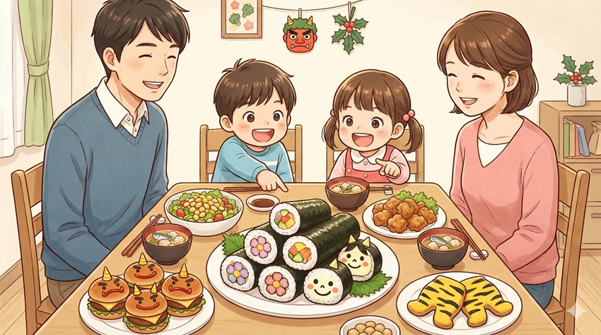 子供が喜ぶ！節分の献立に取り入れたい人気メニュー