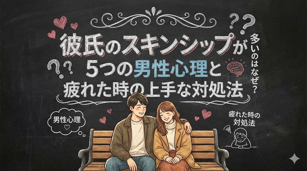 彼氏のスキンシップが多いのはなぜ？5つの男性心理と疲れた時の上手な対処法