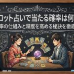 タロット占いで当たる確率は何％？的中率の仕組みと精度を高める秘訣を徹底解説