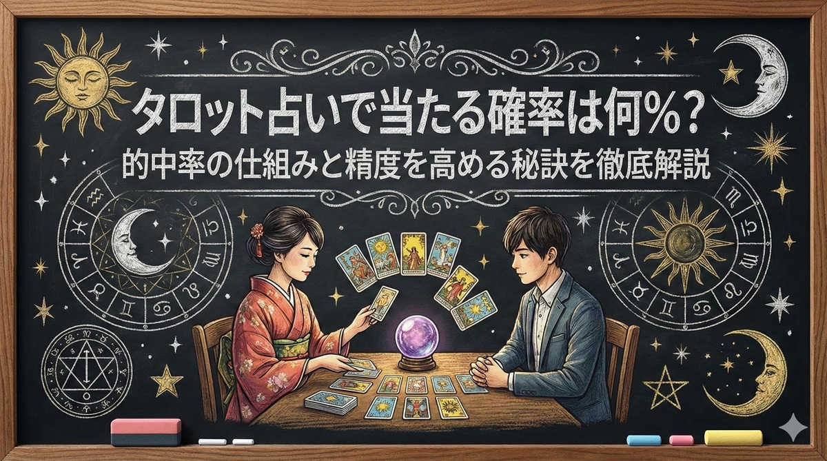 タロット占いで当たる確率は何%?的中率の仕組みと精度を高める秘訣を徹底解説