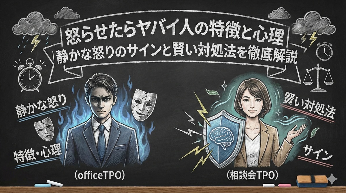 怒らせたらヤバイ人の特徴と心理|静かな怒りのサインと賢い対処法を徹底解説