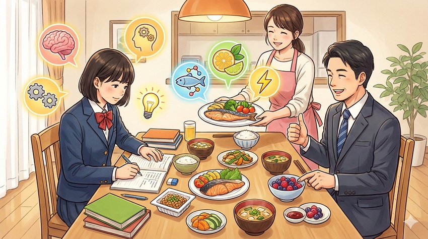 受験に勝つための食事で取り入れたい栄養素
