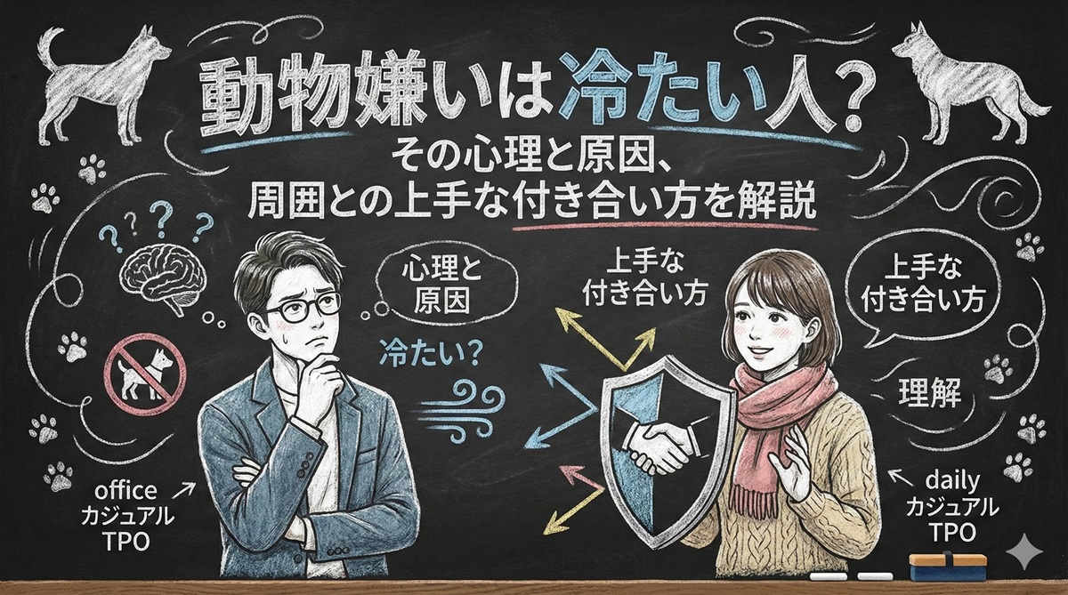 動物嫌いは冷たい人？その心理と原因、周囲との上手な付き合い方を解説