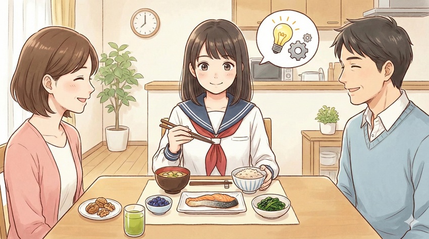 受験生の集中力を高める食事の献立例