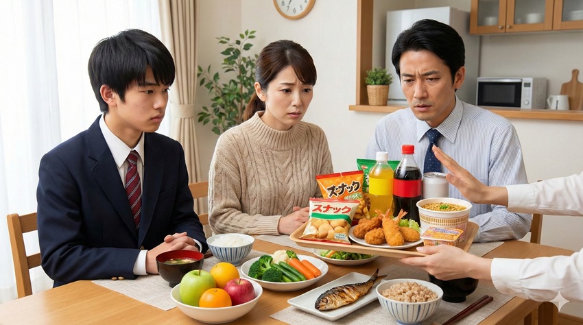 受験期の食事で注意したい避けるべき食べ物