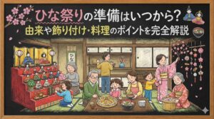 ひな祭りの準備はいつから？由来や飾り付け・料理のポイントを完全解説