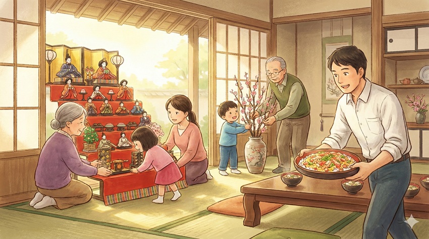 ひな祭りの準備とは？由来や込められた願い