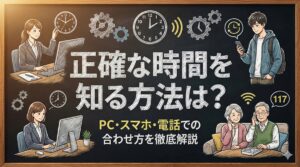 正確な時間を知る方法は？PC・スマホ・電話での合わせ方を徹底解説