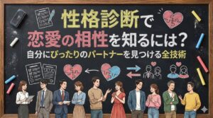 性格診断で恋愛の相性を知るには？自分にぴったりのパートナーを見つける全技術