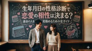 生年月日の性格診断で恋愛の相性は決まる?運命の人を見極めるための全ガイド