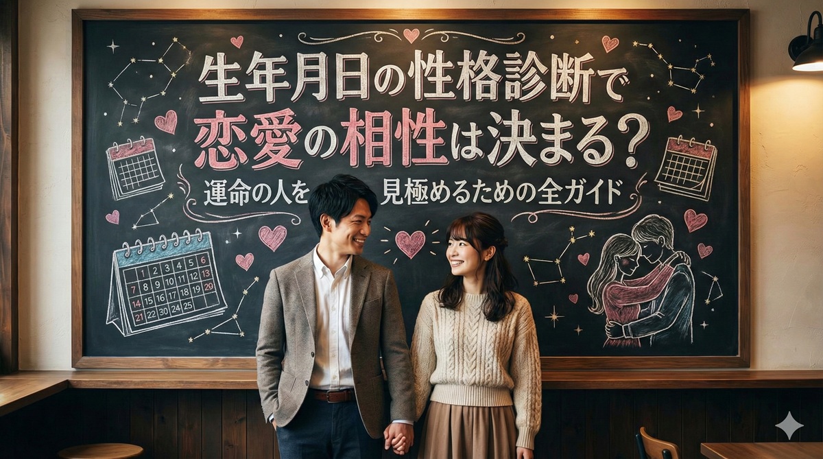 生年月日の性格診断で恋愛の相性は決まる?運命の人を見極めるための全ガイド