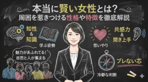 本当に賢い女性とは？周囲を惹きつける性格や特徴を徹底解説