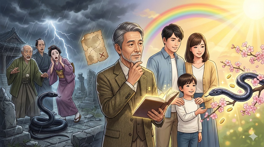 黒蛇は縁起が悪いというのは本当？その真相とは