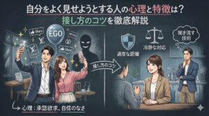 自分をよく見せようとする人の心理と特徴は？接し方のコツを徹底解説