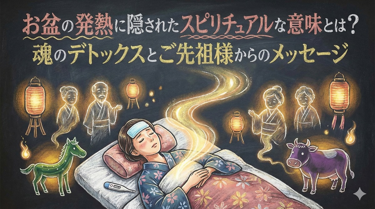お盆の発熱に隠されたスピリチュアルな意味とは？魂のデトックスとご先祖様からのメッセージ