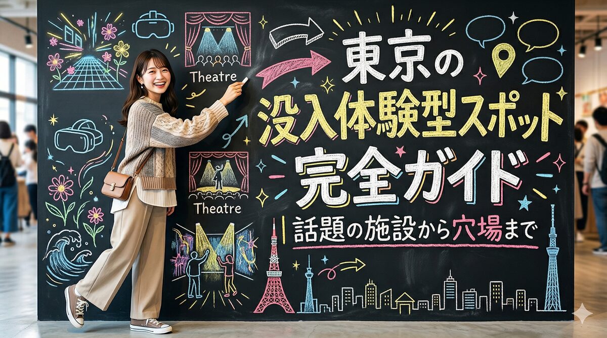 最新!東京の没入体験型スポット完全ガイド|話題の施設から穴場まで