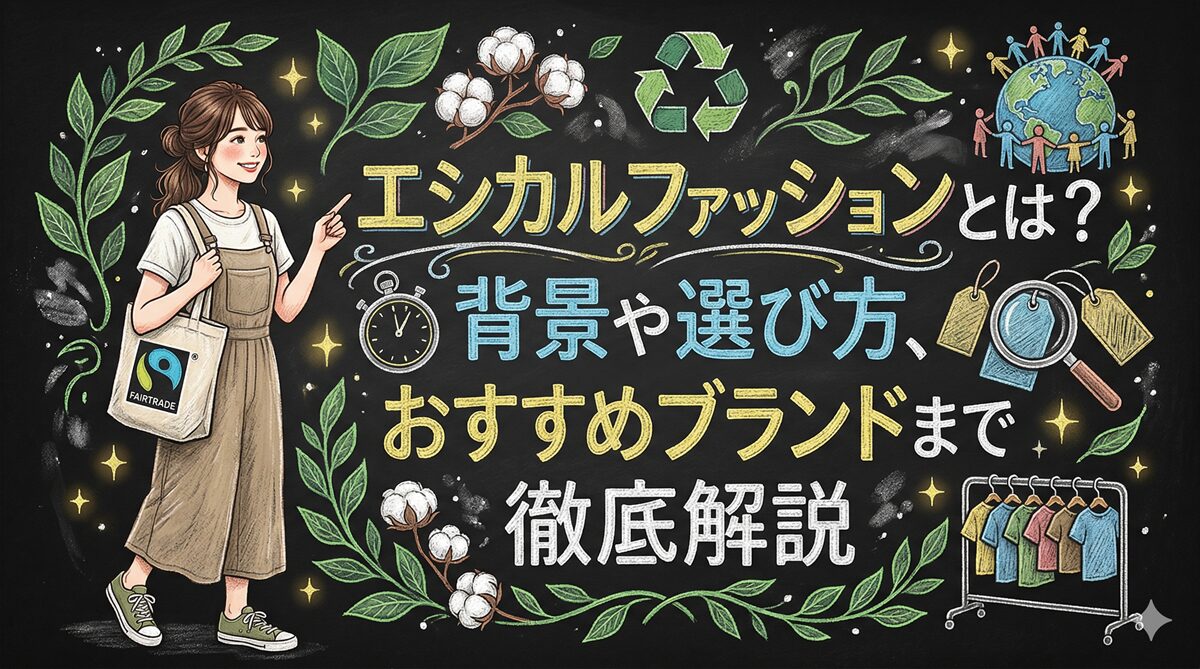 エシカルファッションとは？背景や選び方、おすすめブランドまで徹底解説