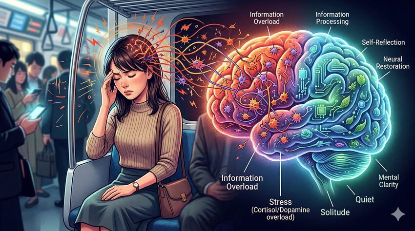 一人の時間がないと気が狂う理由と脳の仕組み