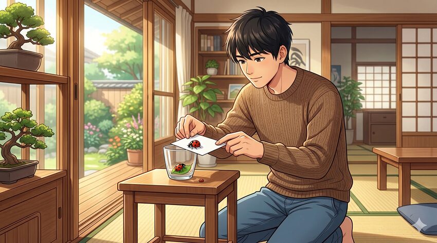 てんとう虫が家の中に入った時の上手な対処法と追い出し方