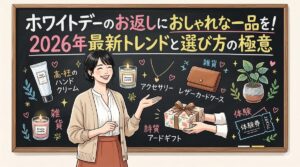 ホワイトデーのお返しにおしゃれな一品を！2026年最新トレンドと選び方の極意