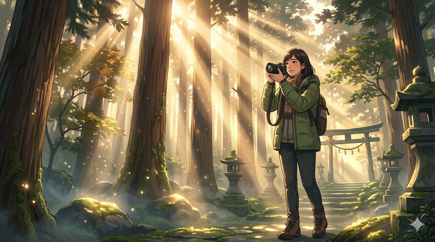 写真の太陽の光の線をスピリチュアルに活かす撮影のコツ