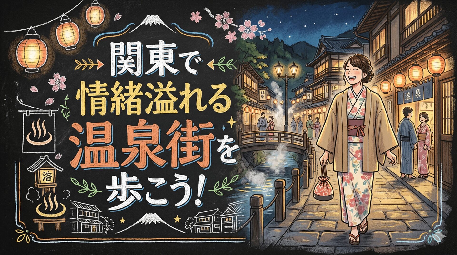 関東で情緒溢れる温泉街を歩こう!大人女子も納得の散策スポット5選