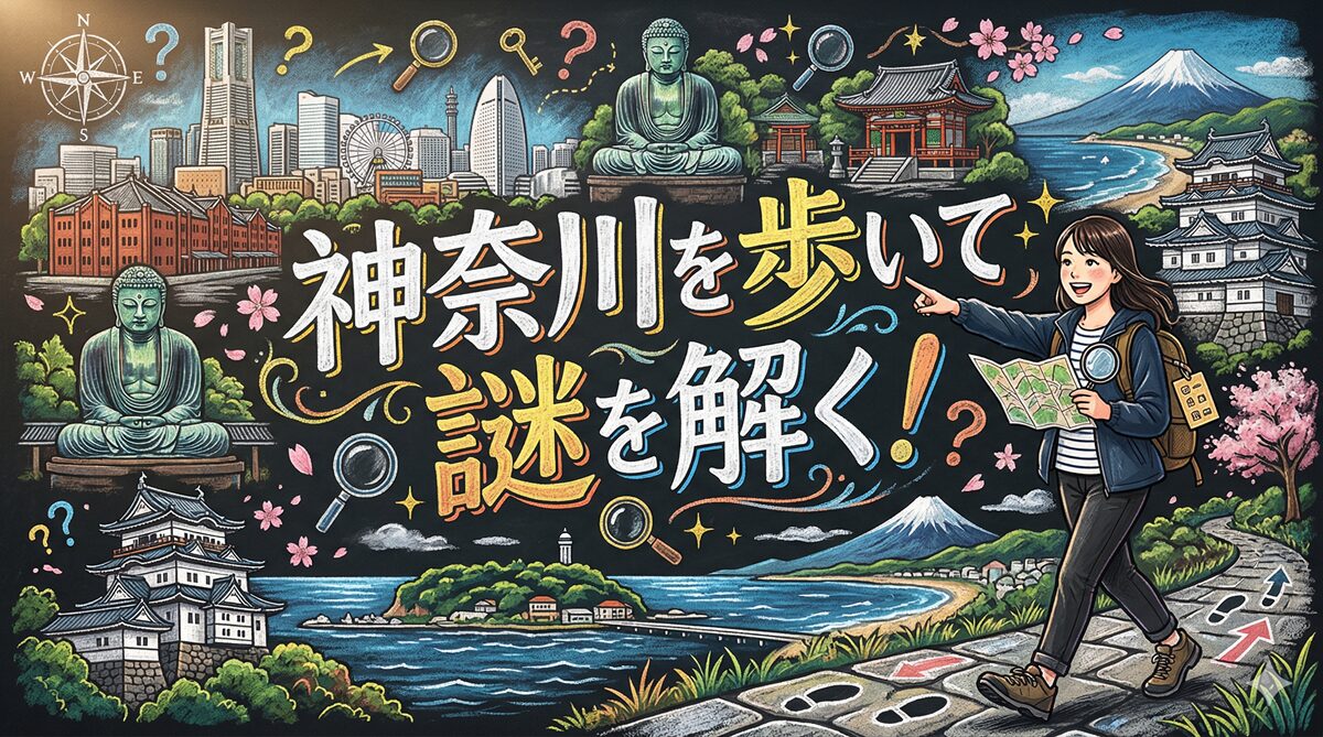 神奈川を歩いて謎を解く！日常が冒険に変わる周遊型謎解きの魅力とおすすめエリア