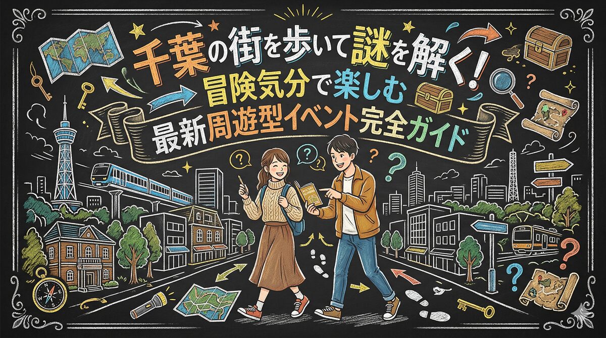 千葉の街を歩いて謎を解く！冒険気分で楽しむ最新周遊型イベント完全ガイド