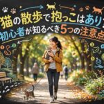 猫の散歩で抱っこはあり？初心者が知るべき5つの注意点！