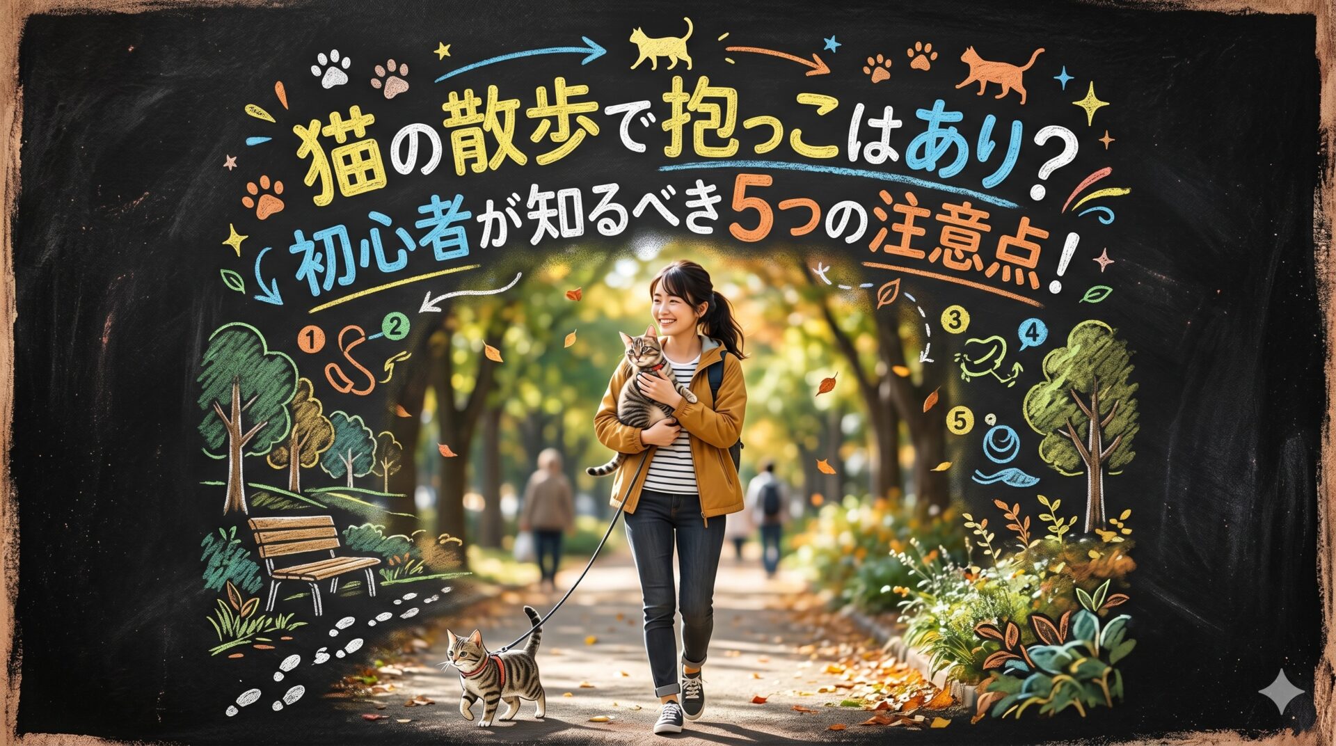 猫の散歩で抱っこはあり？初心者が知るべき5つの注意点！