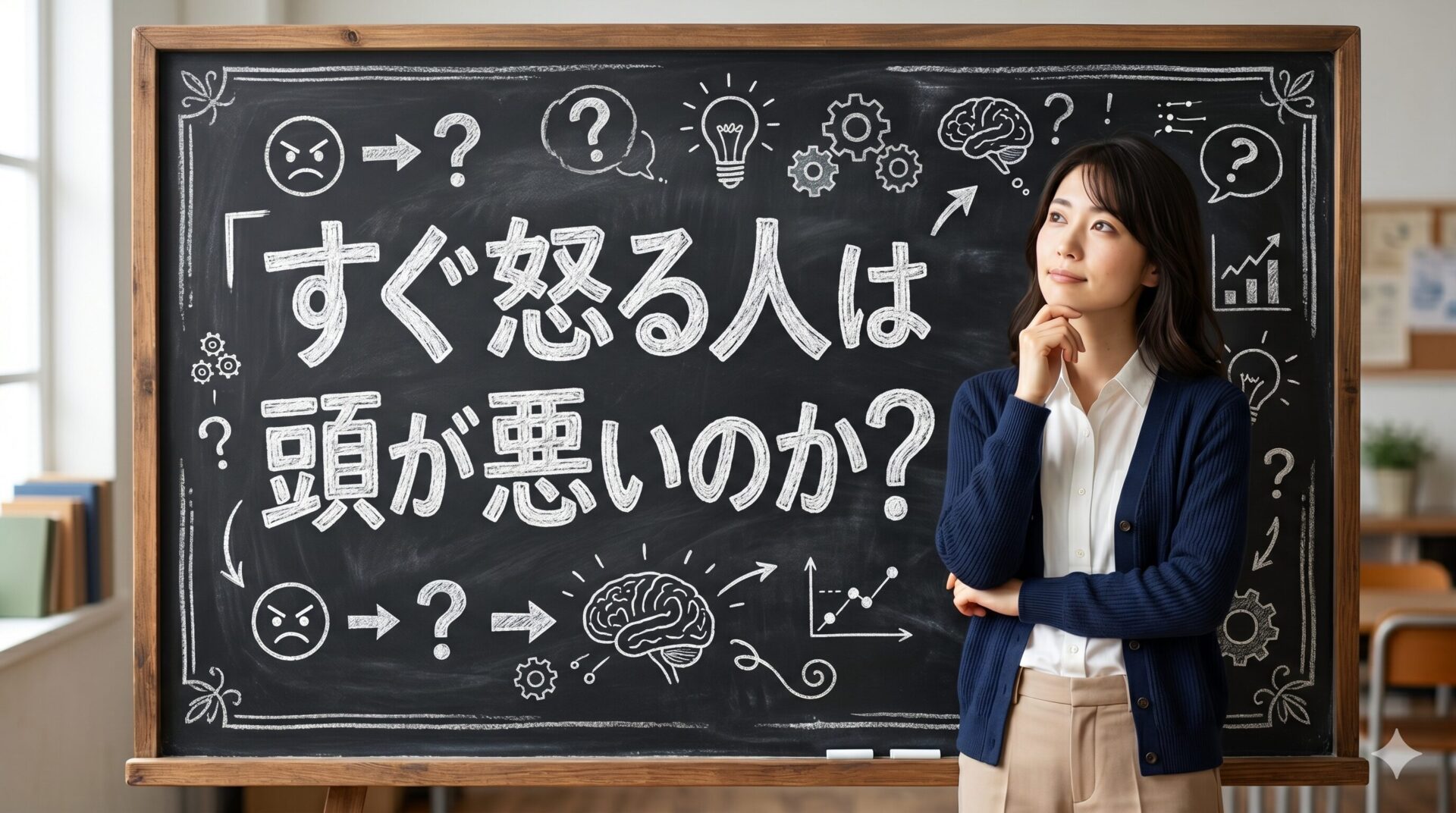 すぐ怒る人は頭が悪いのか？5つの心理と誤解される理由を解説！