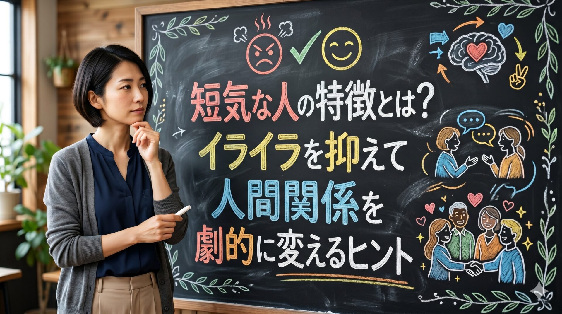 短気な人の特徴とは？イライラを抑えて人間関係を劇的に変えるヒント