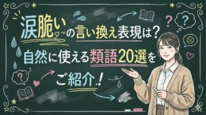 涙脆いの言い換え表現は？自然に使える類語20選をご紹介！