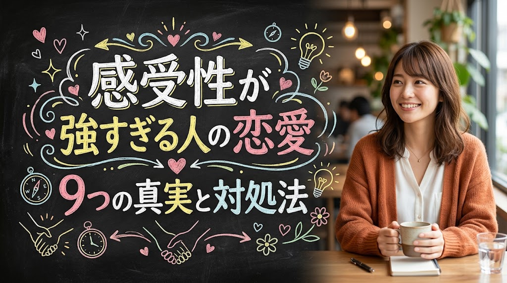 感受性が強すぎる人の恋愛9つの真実と対処法
