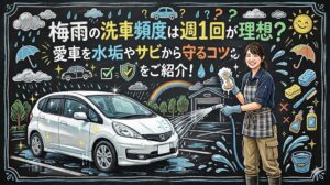 梅雨の洗車頻度は週1回が理想？愛車を水垢やサビから守るコツをご紹介！