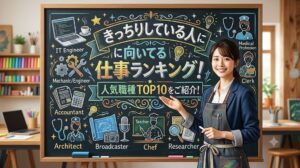 きっちりしている人に向いてる仕事ランキング！人気職種TOP10をご紹介！