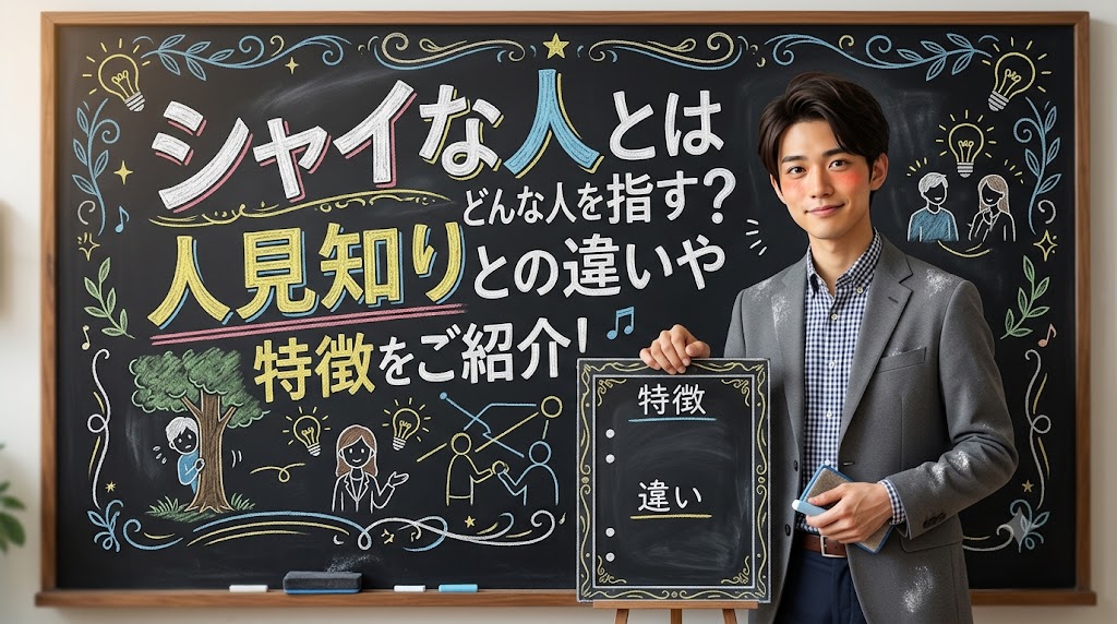 シャイな人とはどんな人を指す？人見知りとの違いや特徴をご紹介！