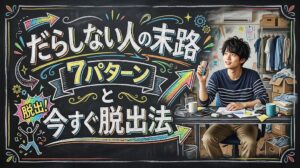 だらしない人の末路7パターンと今すぐ脱出法