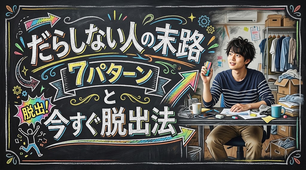 だらしない人の末路7パターンと今すぐ脱出法