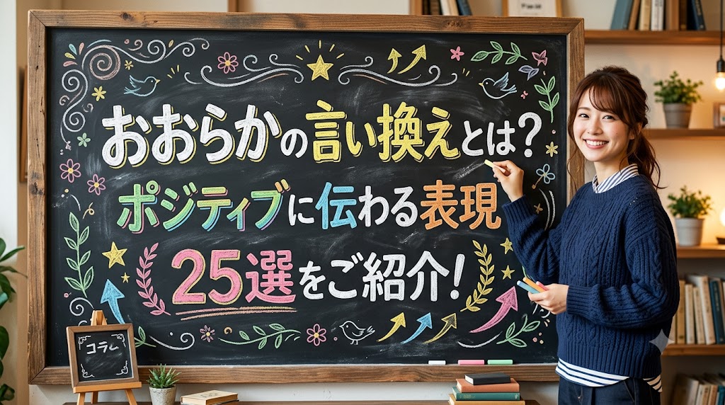 おおらかの言い換えとは？ポジティブに伝わる表現25選をご紹介！