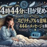 4時44分に目が覚めるスピリチュアルな意味とは？444のメッセージを解説！