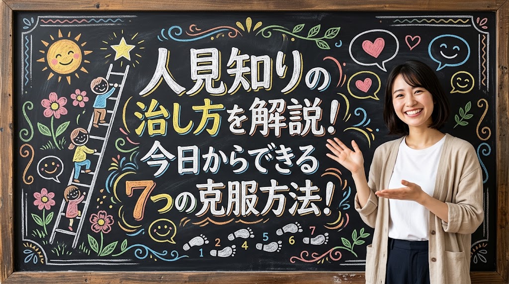 人見知りの治し方を解説!今日からできる7つの克服方法!