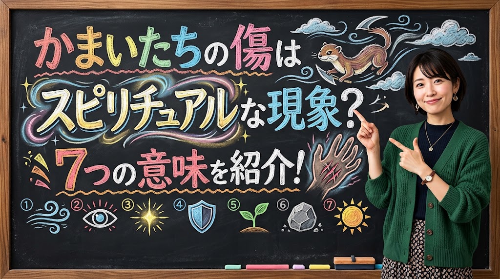 かまいたちの傷はスピリチュアルな現象？7つの意味を紹介！