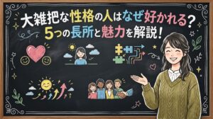 大雑把な性格の人はなぜ好かれる？5つの長所と魅力を解説！