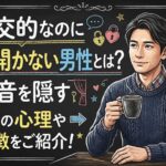 社交的なのに心を開かない男性とは？本音を隠す7つの心理や特徴をご紹介！